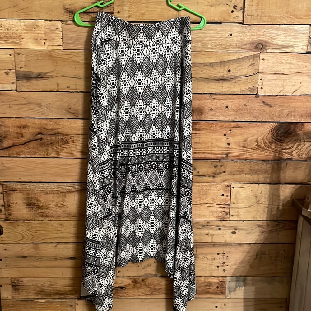 Aztec Print Maxi Skirt